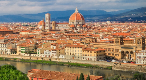 Vistas de la ciudad de Florencia.